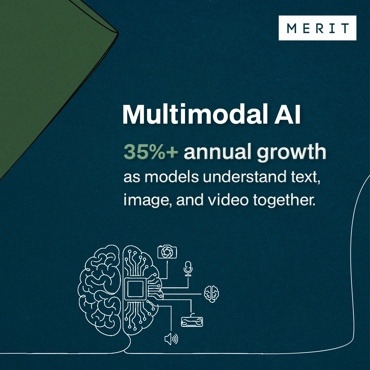 Meritdatatech's tweet image. #AI is no longer just powering #apps. It’s reshaping how the world thinks, decides, and builds.🌍From #multimodal models to #autonomous agents and from #edge to #quantum; here are 7 #AI #trends defining 2025 and beyond: