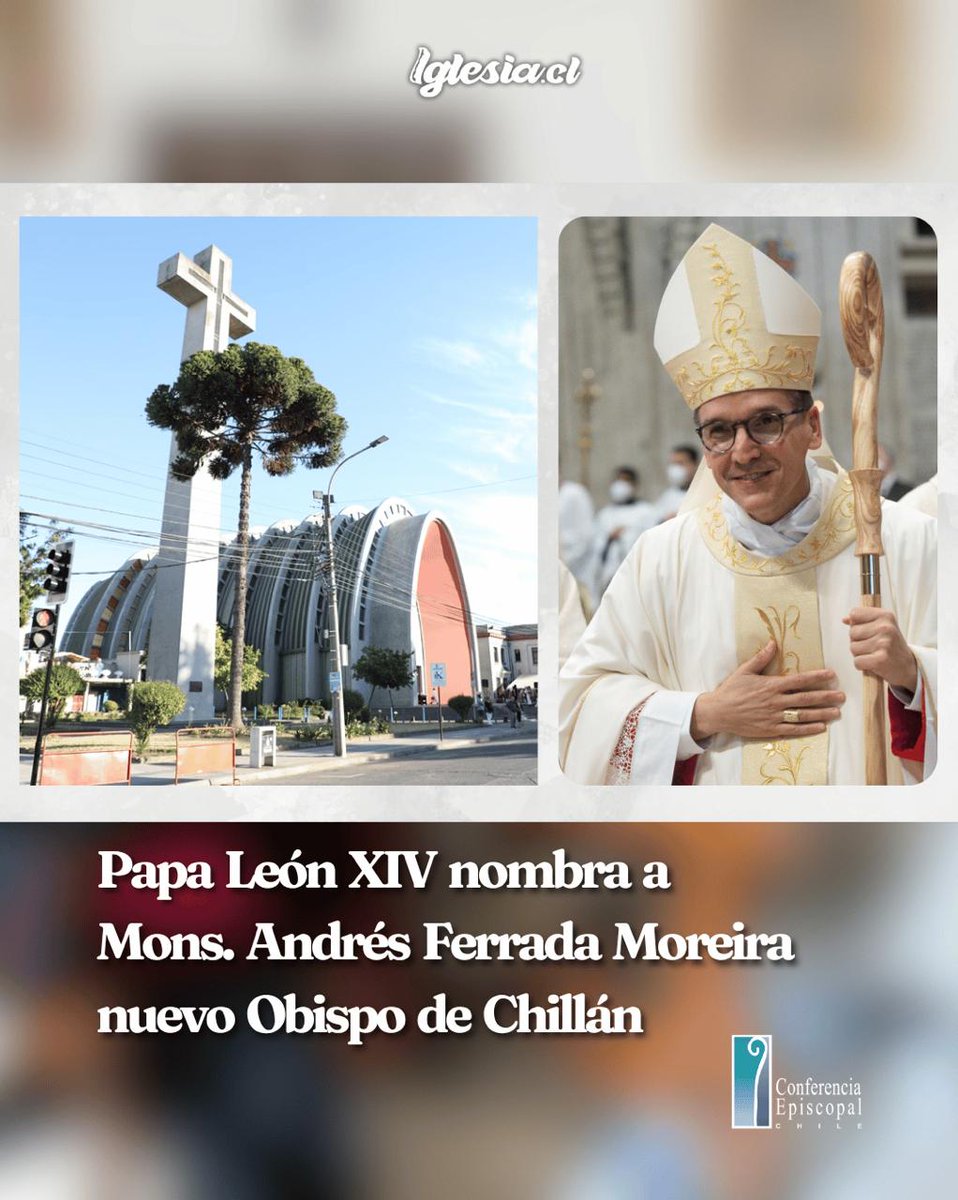 Papa León XIV nombra a Mons. Andrés Ferrada Moreira nuevo obispo de Chillán

En primer nombramiento episcopal del Papa León para Chile, el Santo Padre ha designado al hasta ahora Secretario del Dicasterio para el Clero, como nuevo pastor de Chillán. iglesia.cl/49395-papa-leo…
