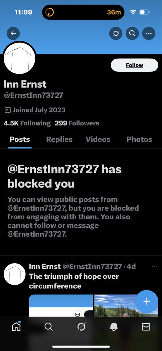 The bravery of the #Reform voter - posts my image (to all his dozens of followers), insults me and immediately blocks me😂😂😂😂 Whatta spineless prick!