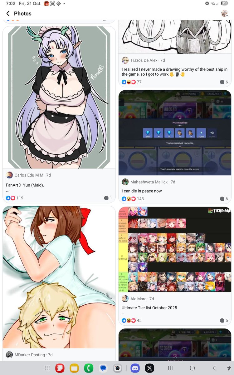 The injustice. The fb main group nuked my art when it shows 0 nudity. There are even far worse than mine