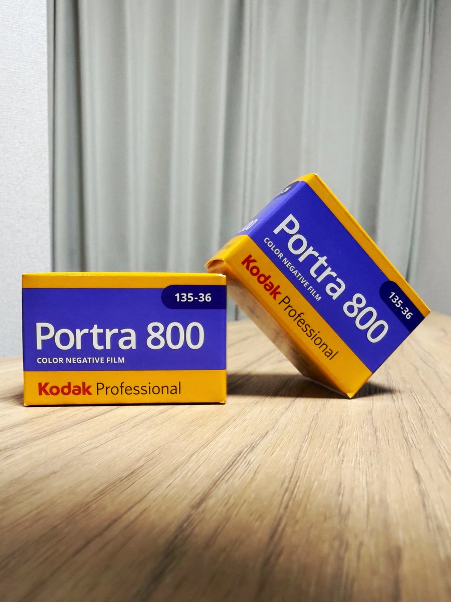 タングステンフィルムじゃないISO800を久しぶりに使っていくぞ！