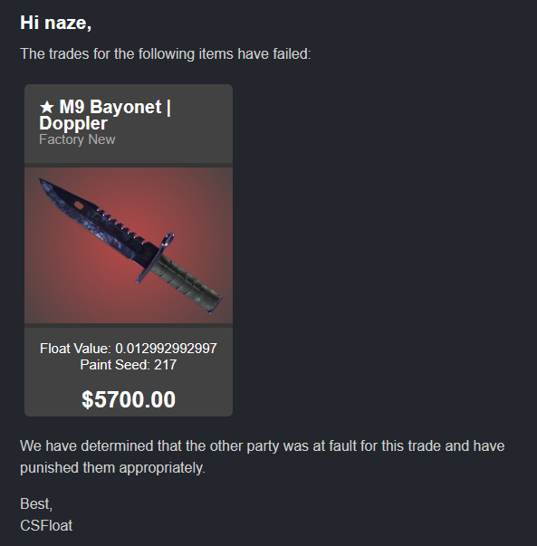 trade reversed 

RIP