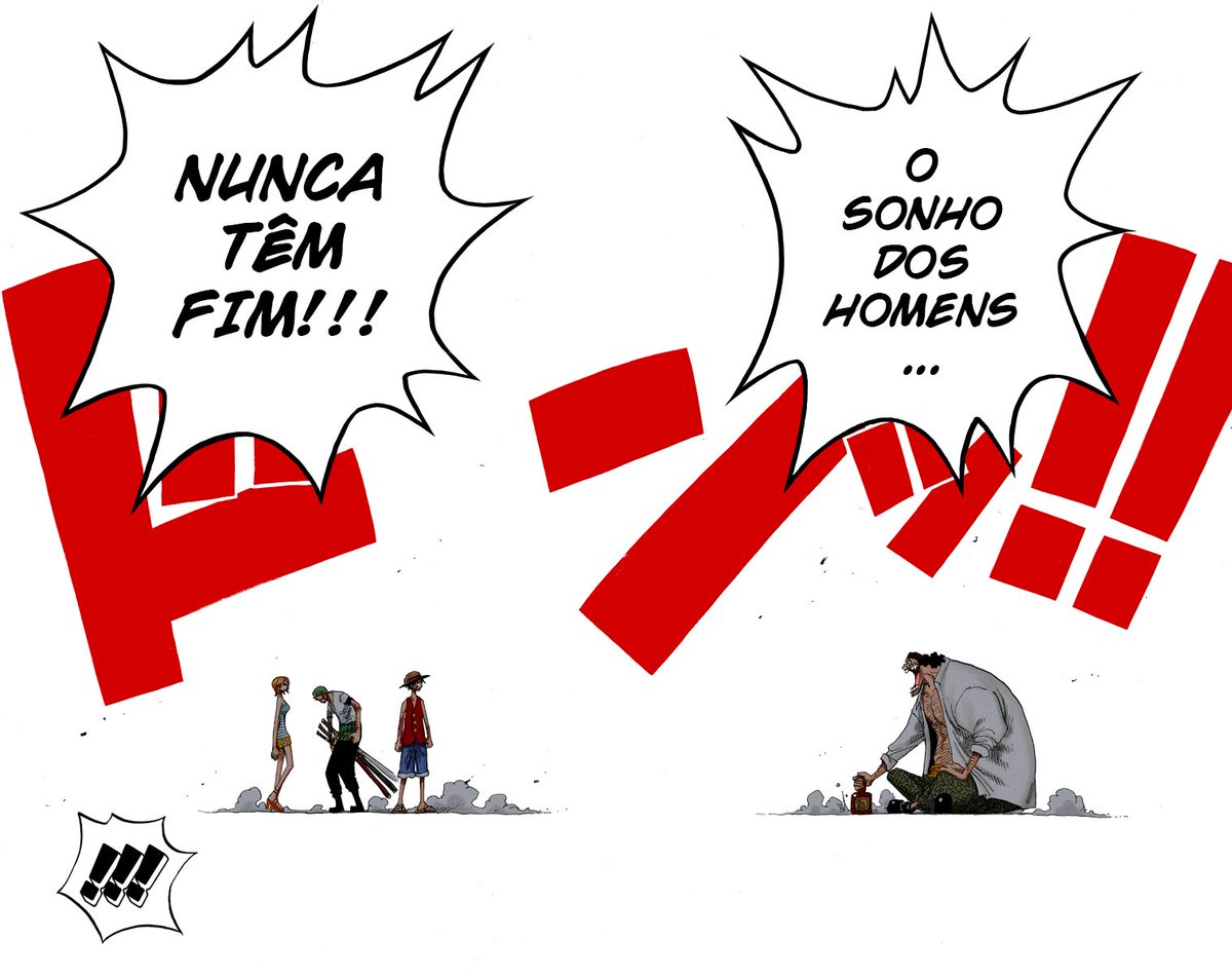 É incrível como esse painel publicado há 23 anos consegue se tornar cada vez mais relevante pra One Piece. Imu-sama teme o retorno de Davy Jones e Joyboy, por isso ordena que Xebec destrua o sonho dos Davy. Mas, há quase 1000 capítulos, Davy •D• Teach já dizia...
#onepiece1164