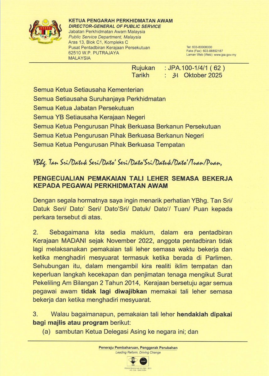 jpagov's tweet image. 𝗦𝗨𝗥𝗔𝗧 𝗘𝗗𝗔𝗥𝗔𝗡: 𝗣𝗘𝗡𝗚𝗘𝗖𝗨𝗔𝗟𝗜𝗔𝗡 𝗣𝗘𝗠𝗔𝗞𝗔𝗜𝗔𝗡 𝗧𝗔𝗟𝗜 𝗟𝗘𝗛𝗘𝗥 𝗦𝗘𝗠𝗔𝗦𝗔 𝗕𝗘𝗞𝗘𝗥𝗝𝗔 𝗞𝗘𝗣𝗔𝗗𝗔 𝗣𝗘𝗚𝗔𝗪𝗔𝗜 𝗣𝗘𝗥𝗞𝗛𝗜𝗗𝗠𝗔𝗧𝗔𝗡 𝗔𝗪𝗔𝗠