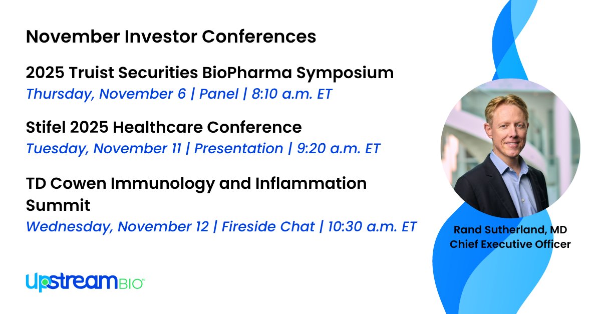 Upstream Bio tweet media