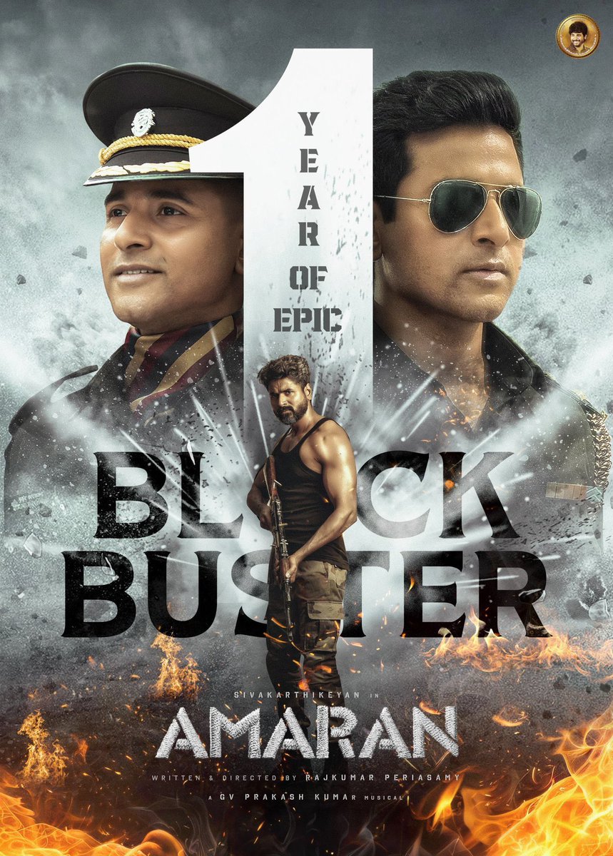 gvprakash's tweet image. What a day to remember 😍 #amaran #LuckyBaskhar