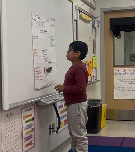 4th Graders sharing their research projects on Indigenous People and European Settlers. 
<a href="/AACountySchools/">AACPS</a> #BelongGrowSucceed