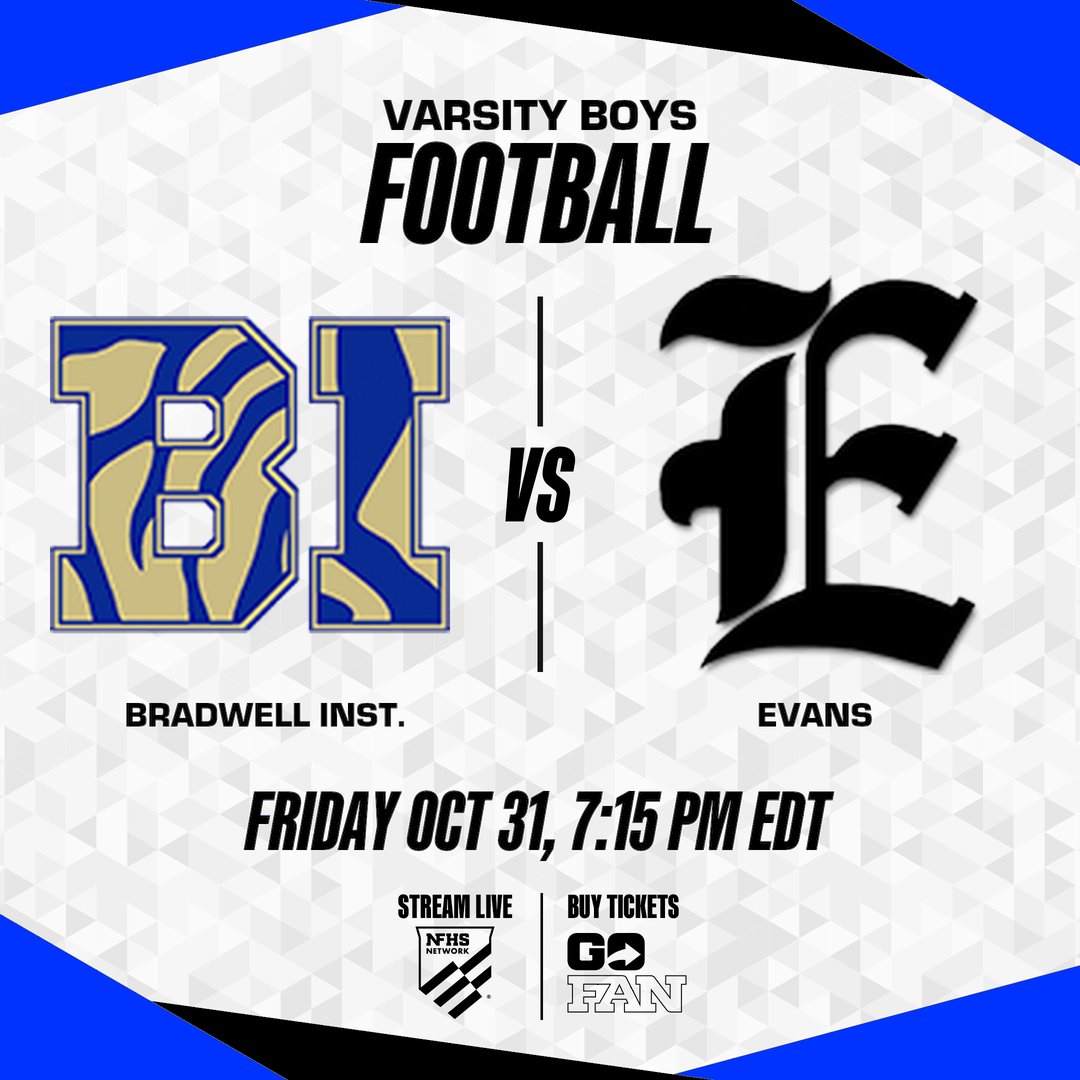 Game Day!!! Come out and support your Tigers!!! #BIUKnow
Tickets at gofan.co/app/school/GA2…
Watch live at nfhsnetwork.com/schools/bradwe…