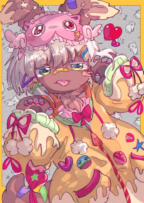 #今月描いた絵を晒そう
メイドインアビスもハロウィン〜〜🐰
ナナチ夢かわ爆誕月ありがたい...🥲🌕 