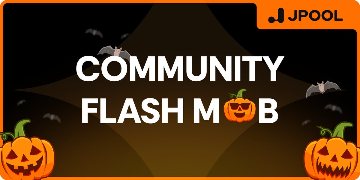 JPoolSolana's tweet image. 📸 JPool Community Flash Mob — Monthly UGC Splash
The pool is officially haunted. 👻
Time for our monthly UGC moment — and this one comes straight from the graveyard of your camera roll.
🎨 Theme: Halloween Recap 🎃
Show us how you survived the night — masks, pumpkins, chaos,…