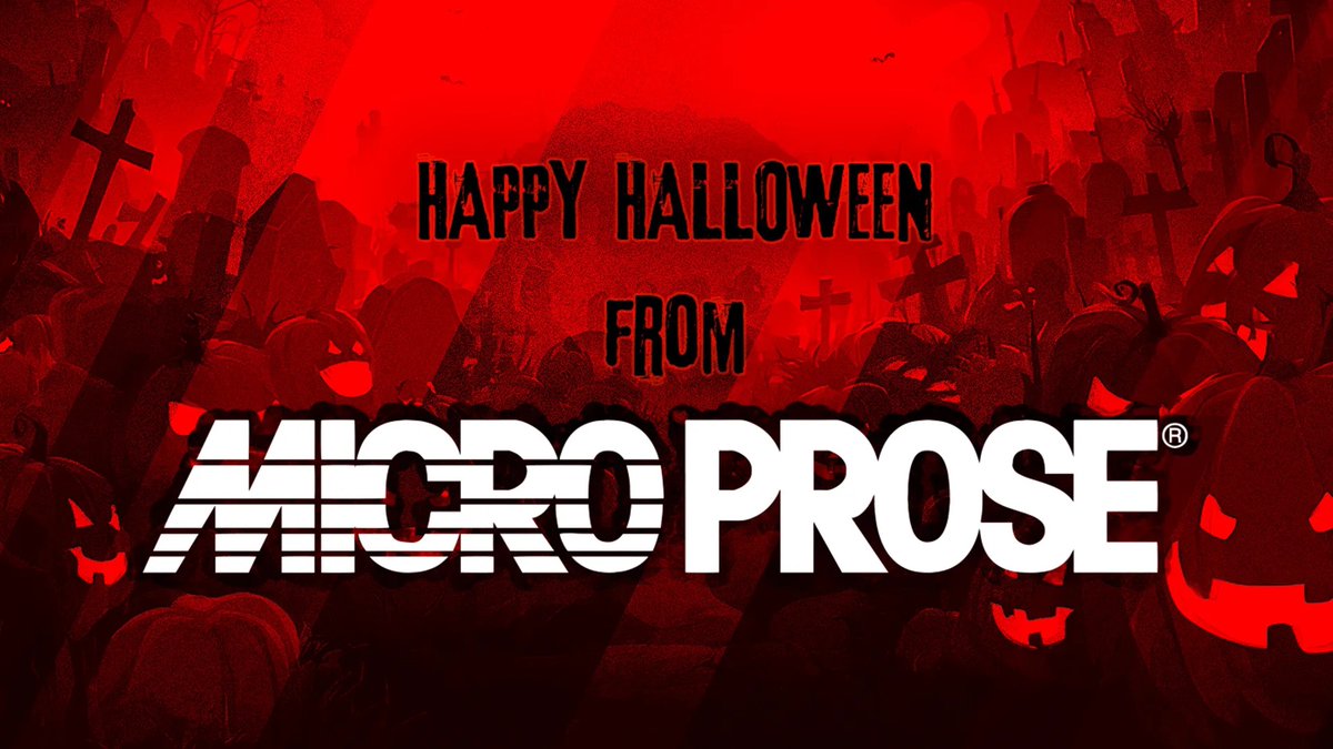 🎃 Happy Halloween from MicroProse!
Celebrate the spooky season with our lineup of games if you dare.

Play now on Steam:
👉 store.steampowered.com/publisher/micr…

#HappyHalloween #MicroProse #Steam