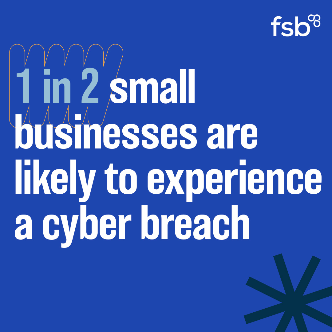 🔐 Think cyber threats only hit big businesses? Think again.
Half of UK small businesses could face a cyber attack, with average costs of £1,400!

➡️ Find out how to reduce your risk and stay resilient thanks to our friends at <a href="/FSBInsService/">FSB Insurance Service</a>: go.fsb.org.uk/CyberInsurance
