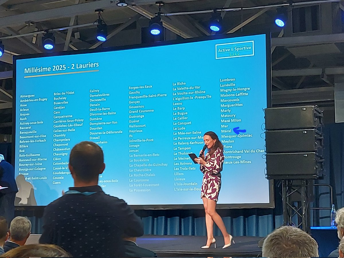 A Nice pr recevoir le label "ville Active et Sportive" avec 2 lauriers 
Une belle reconnaissance poir Méral à la suite de nos actions #TerreDeJeux2024 #club2024 et nos projets
Rencontre avec Mme la Ministre des Sports et Christine Aron athlète française championne du monde