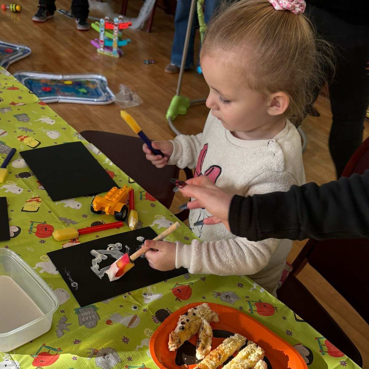 Happy Halloween! Fleming Gardens playgroup, Little Blossoms, hosted a Halloween party with crafts, biscuit decorating, pumpkin carving &amp; a fab fancy dress! Huge thanks to <a href="/Morrisons/">Morrisons</a>  Fleming Way for the pumpkins 💜 #YWCAYorkshire #HalloweenFun