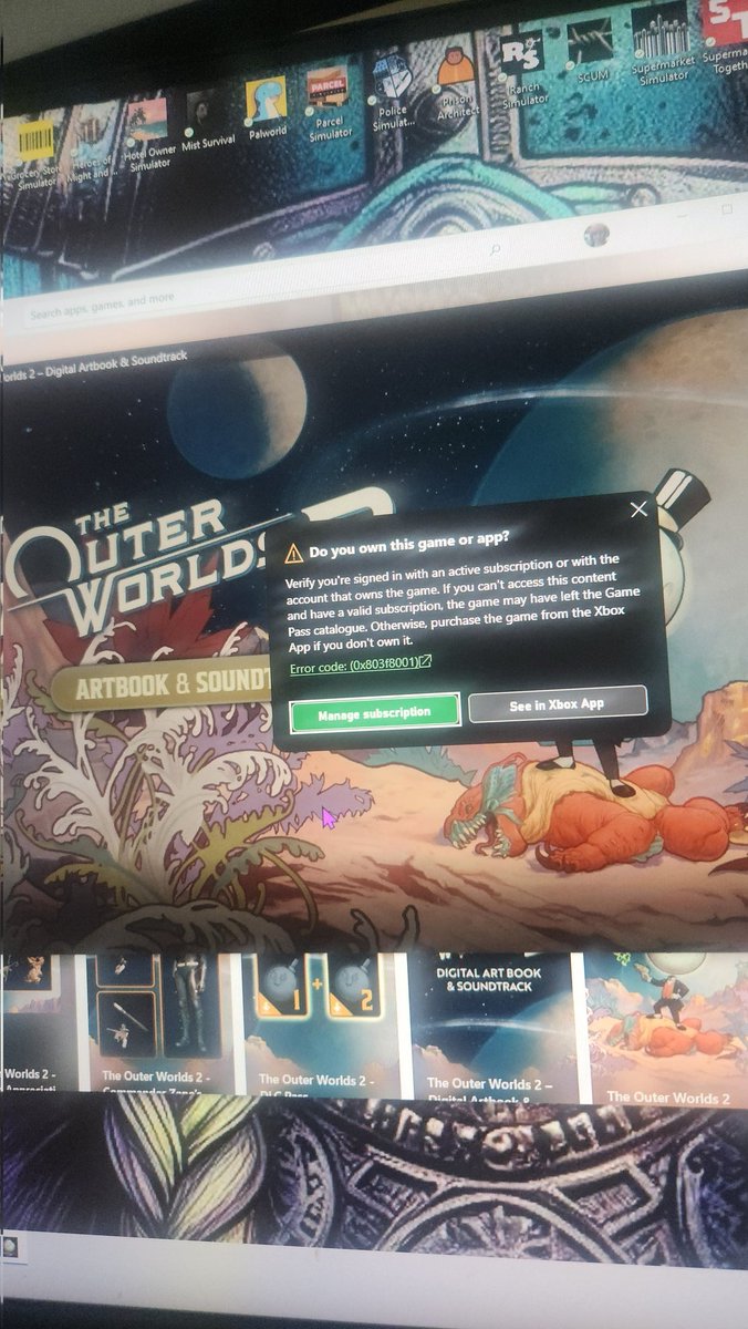 LiskO_UK's tweet photo. @OESupport No it's not? I keep getting this. I bought the game... https://t.co/ZLe2Qrlf9I