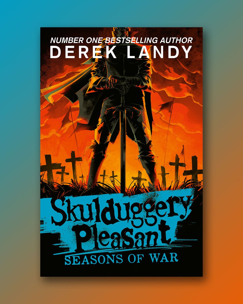 HarperCollinsCh's tweet image. 💀🎃 A little #Halloween Treat for #SkulduggeryPleasant fans... feast your eyes on these spectacular new covers for Seasons of War, Dead or Alive and Until the End with art by the brilliant Matt Taylor - hitting shelves 1st Jan 2026! 🎃💀 @dereklandy