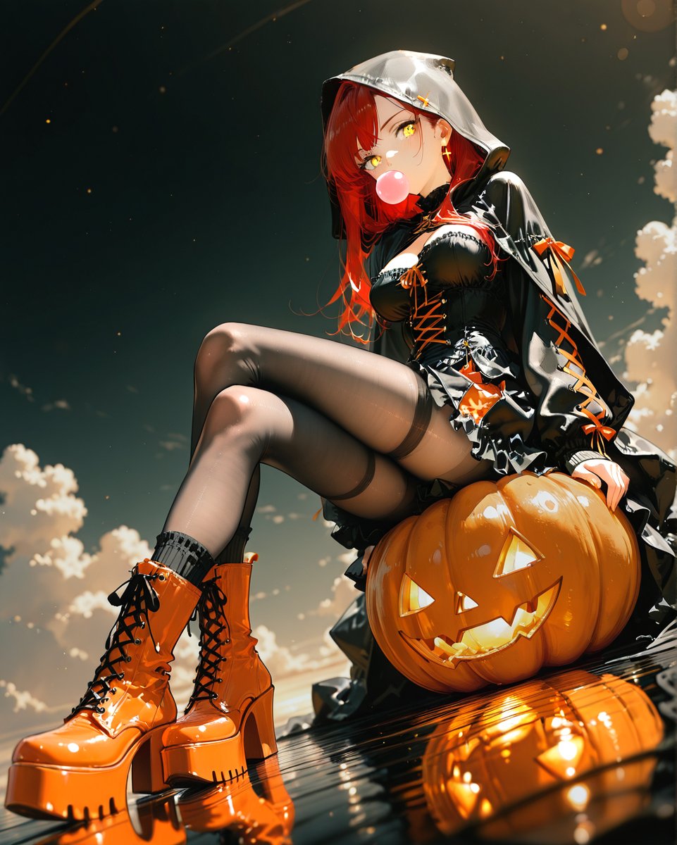 yukinono_ai's tweet photo. 一條(@ai_3104_ai)さん
#AIハロウィンアート祭  参加します✨

ハロウィン最後の夜🌙
祭りの終わり、少し寂しさを感じるんだ https://t.co/vmisKDQ2pw