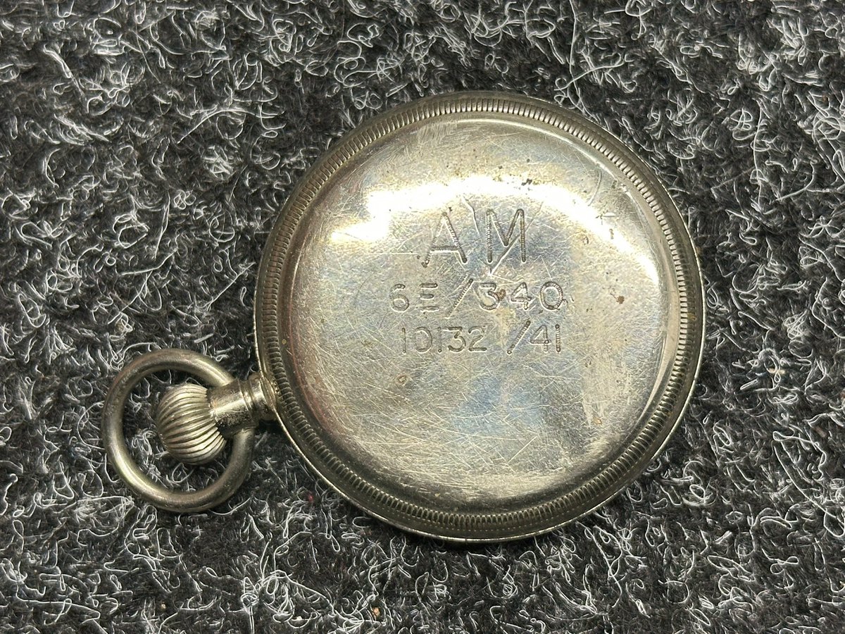 WW2 SWW British Air Ministry RAF Navigator Pocket Watch by Waltham 6E/340 running condition coming up in my December militaria sale