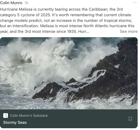I've spent most of my professional life working at sea, but I've never lost my respect for its power. Quite the opposite.
colinmunrophoto.substack.com/p/stormy-seas