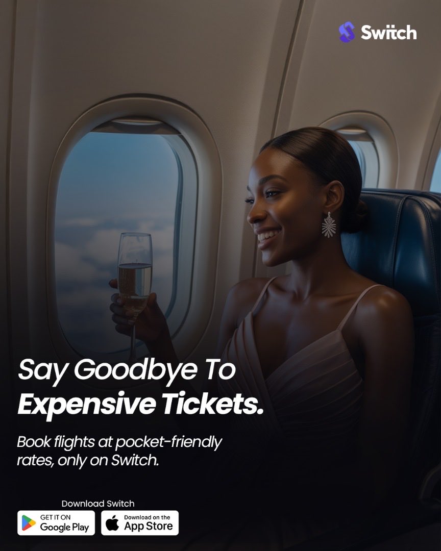 Switch_Nig's tweet photo. Flying shouldn’t empty your pockets. Switch has made it easy to book affordable flights.

From the 1st of November till the 31st of December, you can buy all your international flight tickets at the cheapest price on Switch!

Download Switch by Sterling via the link in our bio ✨https://t.co/EQMa8xx1tH✨ sign up, and travel cheap💜

#SwitchApp 
#FlightTicket 
#CheapFlightTickets 
#TravelDeal