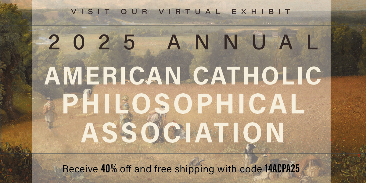 UNDPress's tweet photo. Good morning! We can’t wait for day two of the American Catholic Philosophical Association meeting. Stop by our table to learn about our new titles and #NDPGems. As the largest #Catholic university press, we are proud to publish widely in #Religion, #Philosophy, and more. https://t.co/rP3MTXsJoD