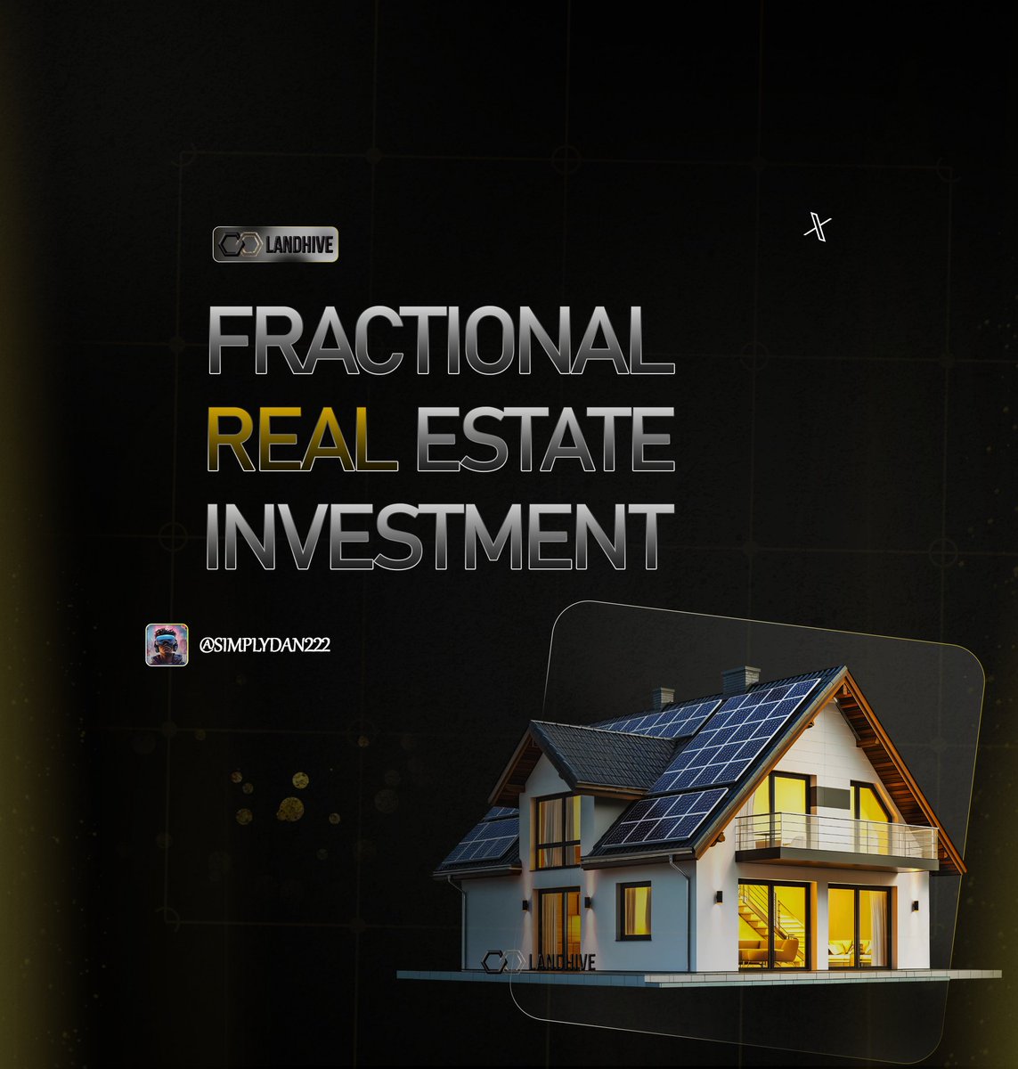 Simplydan222's tweet photo. All You Need to Know About Fractional Real World Assets (RWA) Investment

Featuring @LandhiveRWA – Own Prime Real Estate from $120

Tired of crypto volatility?

Want REAL assets that pay REAL yields?

Landhive's major aim is to simplify real estate investment 

What are RWAs?

They are Physical assets (🏠 real estate, gold, bonds) digitized as tokens.

To enhance 

✓ Fractional ownership – Buy 1/1000th of a $1M property

✓ Liquidity – Trade 24/7 on-chain
✓ Global access – Open to everyone 
✓  Transparency – Blockchain audits everything.
✓  Passive income - Rental yield

 Fractional RWAs = Democratized Wealth

Old way: Need $1M+ for property.

New way: $120 buys you a slice.

Benefits:
🔹 Low entry
🔹 Diversify portfolio
🔹 Exit anytime via secondary markets
🔹 Yields > TradFi (8-12% avg)

Meet LandHive – Swiss PropTech Revolutionizing RWAs
Tokenizing premium real estate.

Owners: Raise cash WITHOUT selling.

Investors: Fractional shares + yields.

Powered by @blocksquare_io

While meme crash real world assets remain steady 💪🏻 

Spotlighting ROX 1 Apartments, Brighton UK ✨

https://t.co/4TjeI2fZz7

LANDHIVE YOUR GLOBAL ACCESS TO LOCAL INVESTMENT
 
If you can't touch it , it's belief. 

Join Hivers today !!!