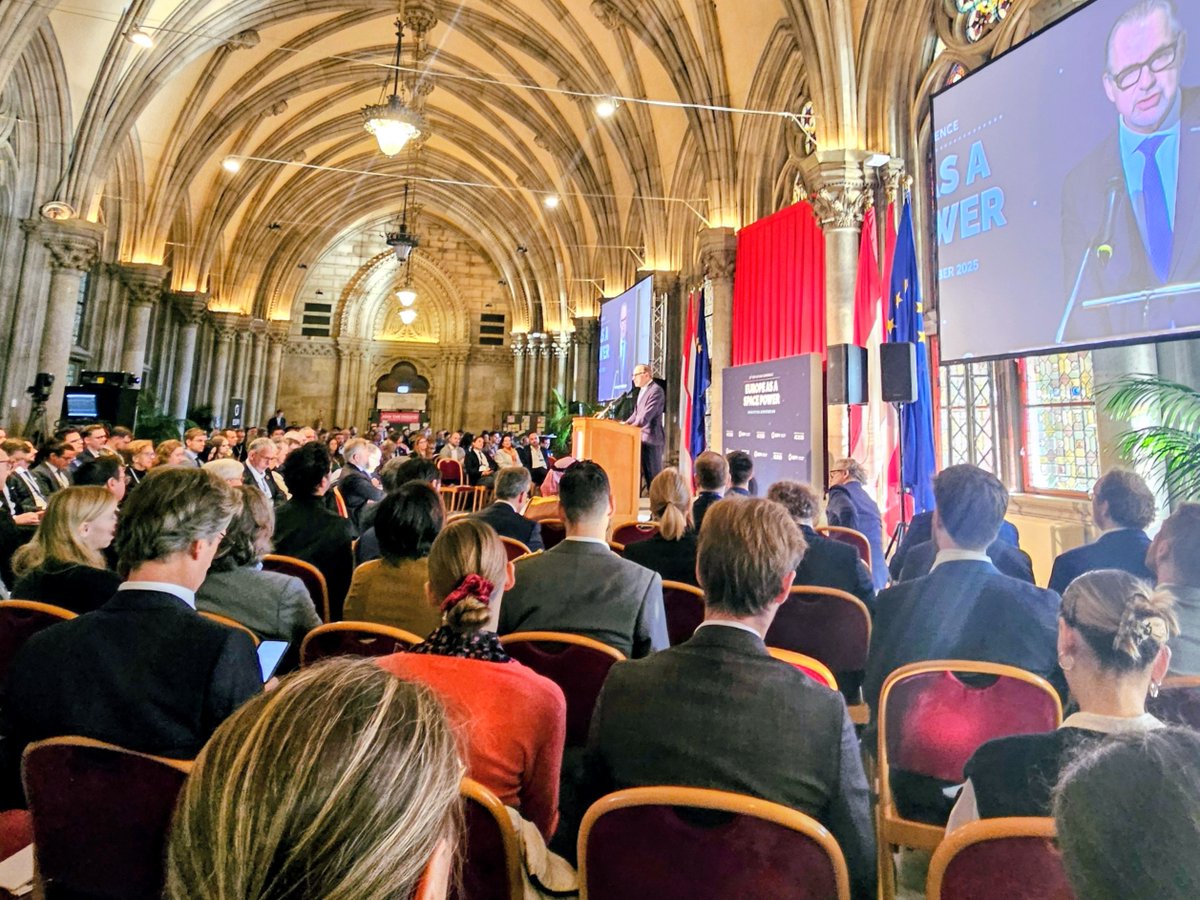 BelgiuminVienna's tweet image. 🚀Belgium was present at the @ESPIspace Autumn Conference, where we explored how Europe can rise as a Space Power — with insights from @ESA’s @AschbacherJosef, Dr. Ouattara of @AfSA_AU, and many more top experts and policy makers.

#BE4Multilateralism