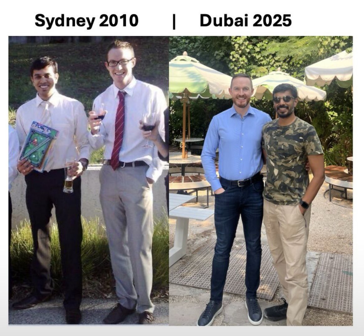 First ever sales guy I worked with back in 2010 in Sydney - Mahendra Vellingiri! Great to reconnect again 15 years later in Dubai!