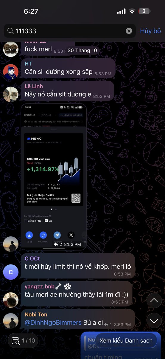 Hành trình của Trường cũng vấp phải những sai lầm đầu tiên. Việc tính sai giá BTC từ 111333 về 107555 sai 1.000 giá. 
📔Khi 3h sáng maket dip ở 106400. Vô cùng xin lỗi các trò, HT sẽ edit lại thật chuẩn Timing. 😅😅😅