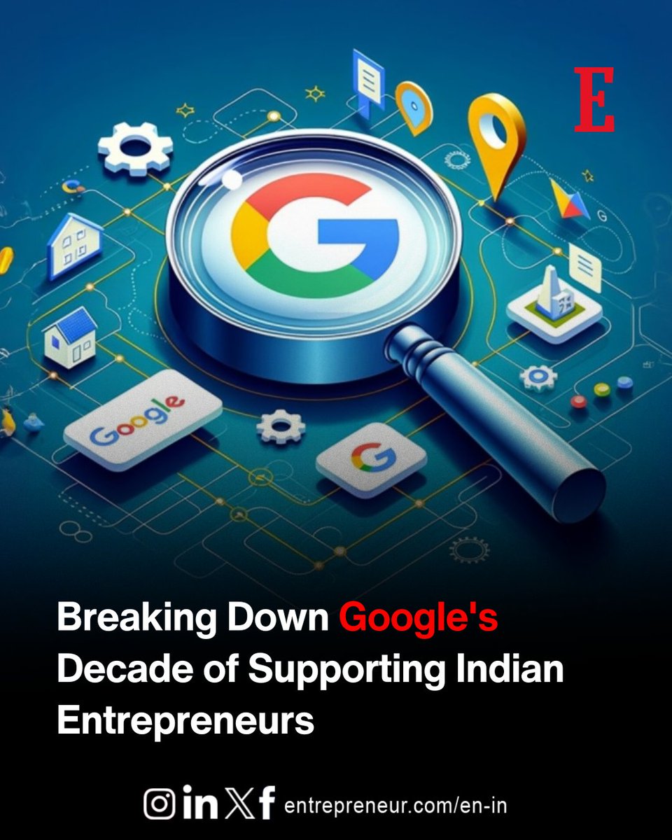 EntrepreneurIND's tweet image. #StartupEcosystem

For a decade, Google for Startups has been a critical player in India&apos;s digital surge, supporting 237 startups that have collectively raised over $4.5 billion.

After the &quot;Next Billion Users&quot; came online, initial programs evolved from basic bootcamps to a laser…