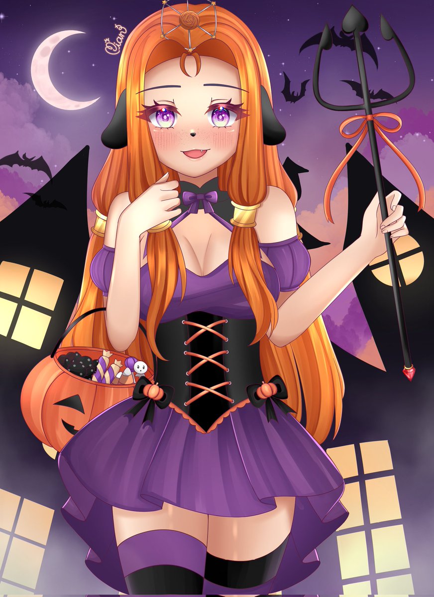 Happy Halloween ihr Süßberts 🧡🎃👻🦇 habt viel Spaß heute und für alle, denen Halloween am Pöppes vorbei geht, einen schönen Freitag! 
#Vtuber #ENVtuber #GERVtuber #TwitchDE
🎨: <a href="/sleepy_mian/">˚₊‧꒰ა Rosewood Mian ໒꒱ ‧₊˚</a>