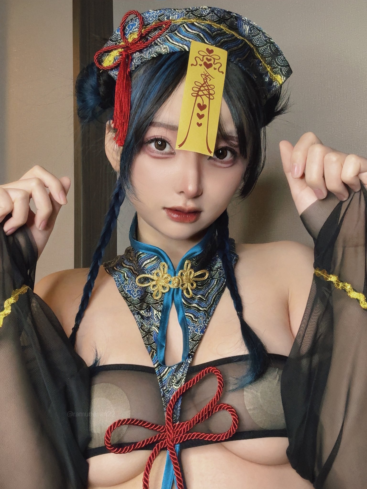 酔った勢いで買ったハロウィン仮装がちょっと…ｴｯｯｯｯかもしれない…｜チャットレディらむね（@ramunesan22）エロ画像まとめ