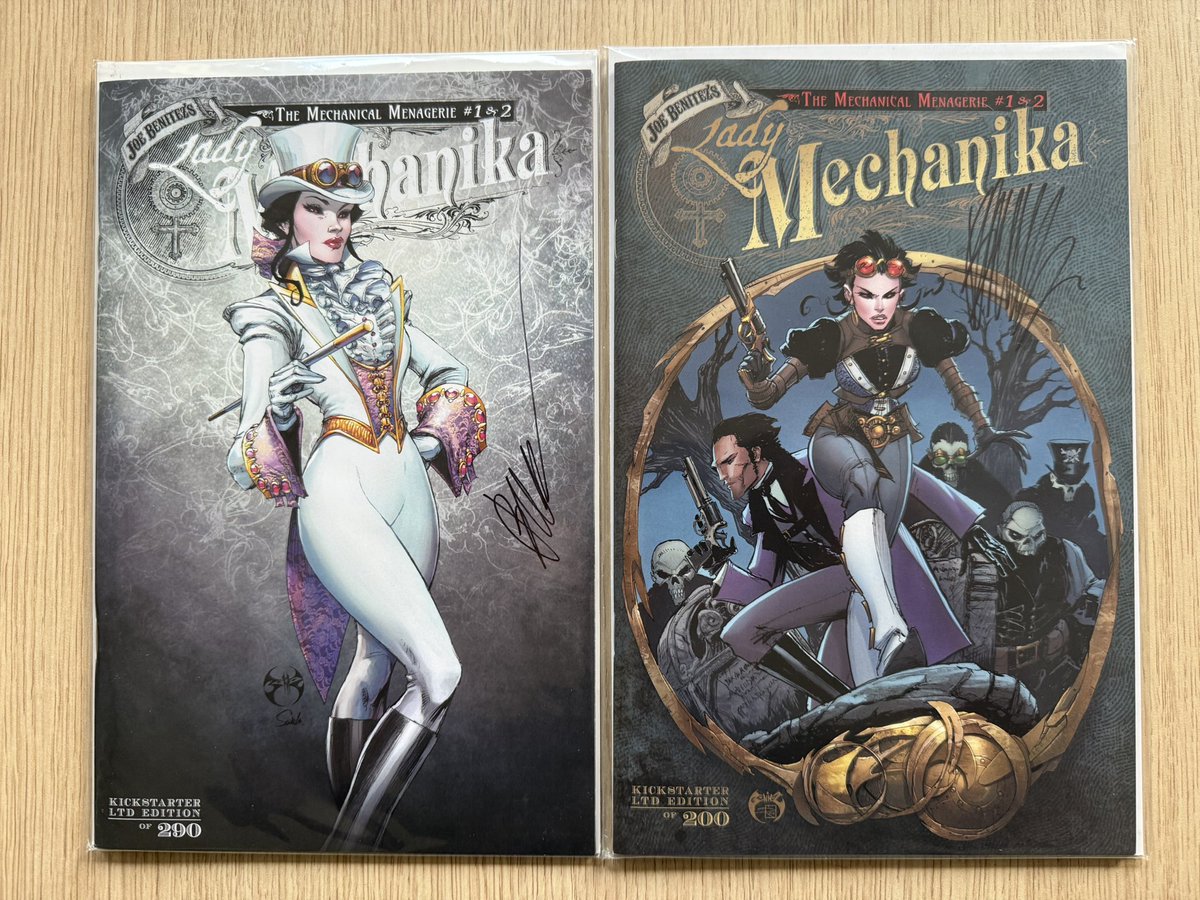 En avant première, la première moitié de Lady Mechanika tome 10 qui arrivera certainement en 2026 chez <a href="/GlenatBD/">Editions Glénat</a>