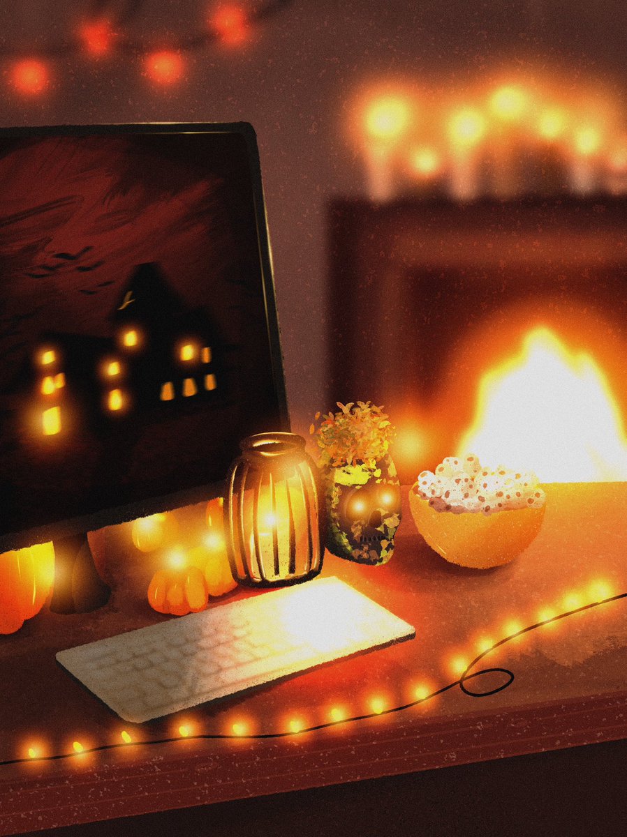 Happy Halloween #VeFam 🎃 

Have a spooky night, but never without popcorn. 🍿👻 #VeChain #VeBetterDAO #art #illustration #Digitalart #Halloween 

🕯️: worldofv.art/token/0x5E6265…