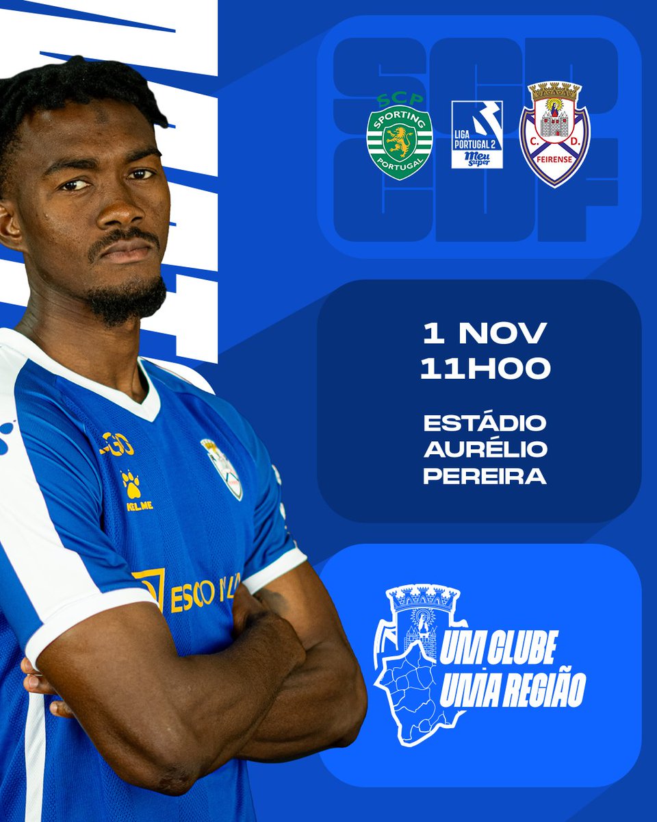 cdfeirensesad's tweet photo. πππ ππ ππ’ππ’β΅ βοΈπ΅
π @sportingcp B
π EstΓ‘dio AurΓ©lio Pereira
β° 11h00
πΊ Sporting TV
#FCPCDF #UmClubeUmaRegiΓ£o https://t.co/Y5aX9EKekT