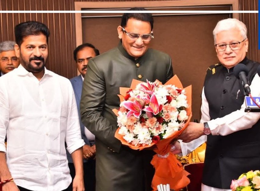 55MTQ_'s tweet image. 🚨 तेलंगाना सरकार में पहले मुस्लिम मंत्री बने पूर्व क्रिकेटर मोहम्मद अजरुद्दीन साहब #MohammadAzharuddin