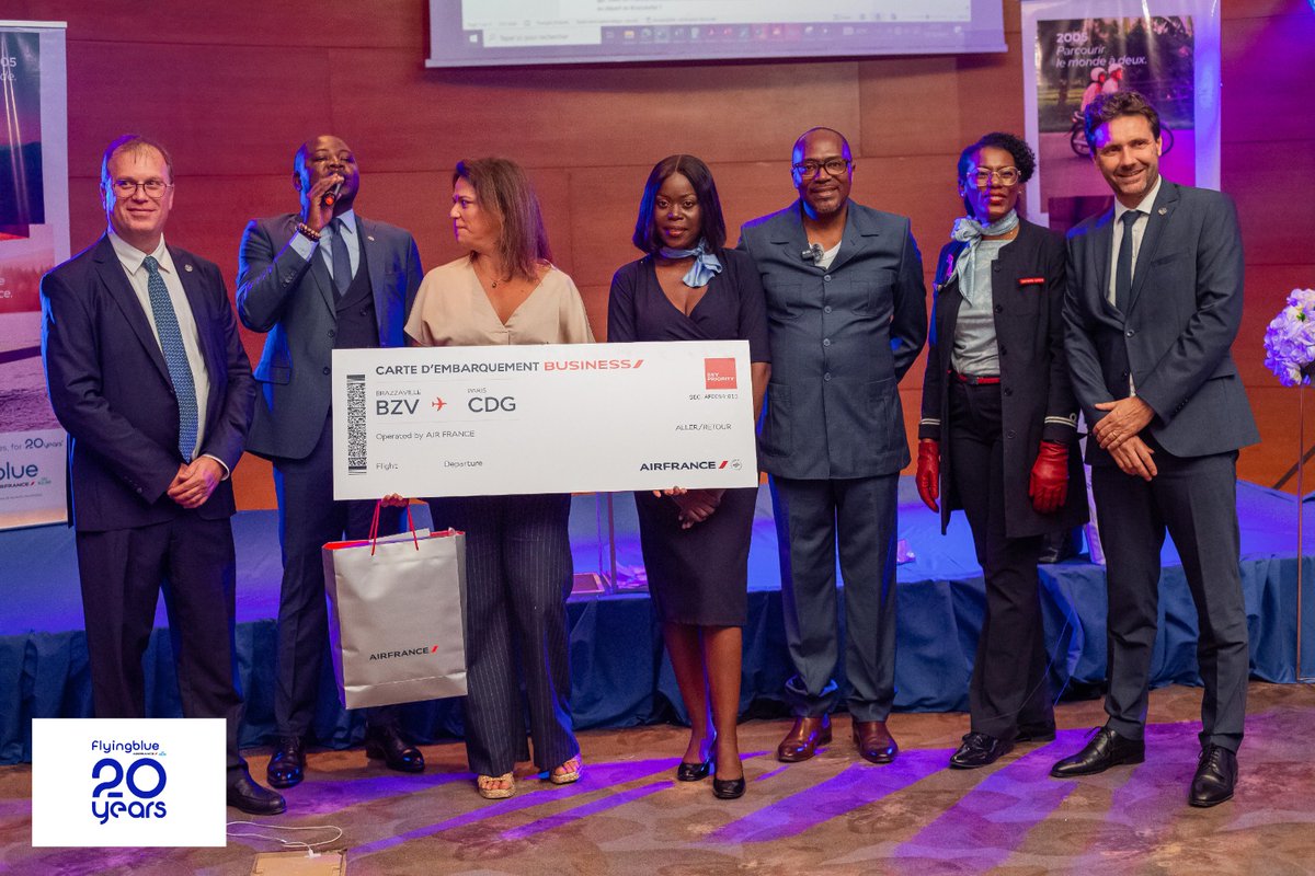 🇨🇵🇨🇬 20 ans Flying blue AIR FRANCE