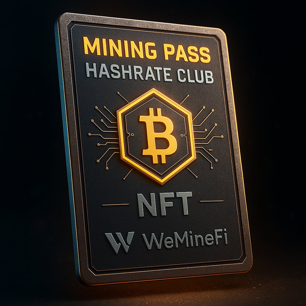 Yann_Cryptom's tweet photo. My vision of the #WeMine #MiningPass for the HashRate Club ⚡️

A symbol of trust, power, and early access, where mining meets Web3.
@hashrate_club @WeMineFi
#Bitcoin #NFT #DeFi https://t.co/1HFiGuHMkx
