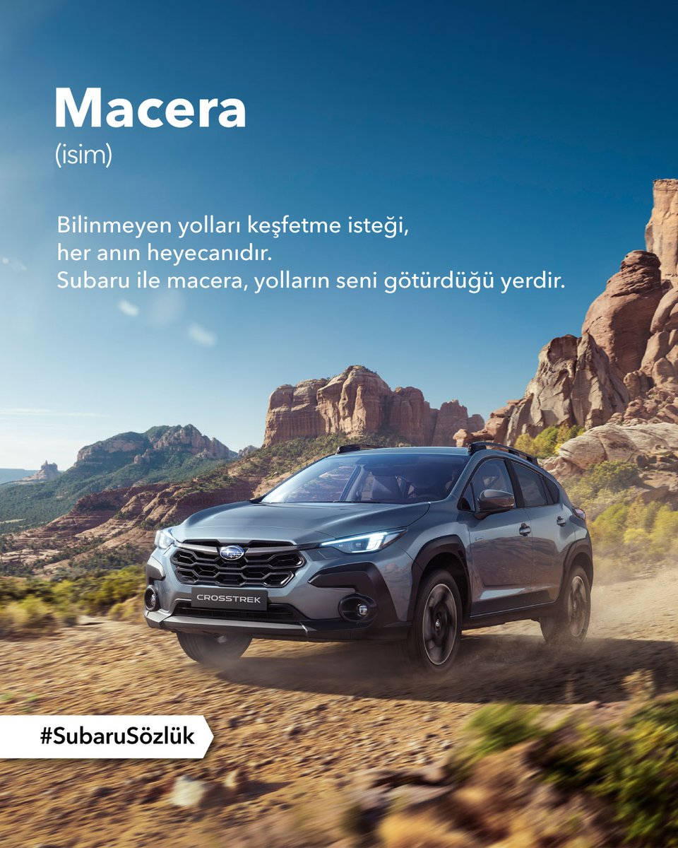 Keşfetme isteğiyle atılan her adım, Subaru ile unutulmaz bir maceraya dönüşür. Çünkü gerçek macerayı, Subaru’yu bilen bilir.
 
#Subaru #YolDostumSubaru #Crosstrek #BilenBilir