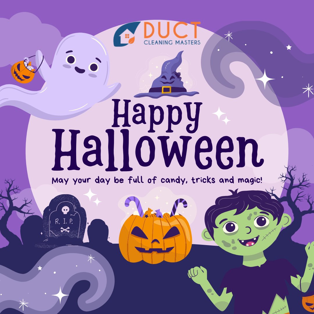DuctClngMasters's tweet photo. 🕸️🎃 No tricks — just clean air treats! 🎃🕸️
Keep your home fresh, healthy, and ghost-free with a professional duct cleaning. 🌬️
Wishing you a safe and fun-filled Halloween from the team at Duct Cleaning Masters! 🧡
#HappyHalloween #DuctCleaningMasters #CleanAirMatters https://t.co/tkS49MejXg