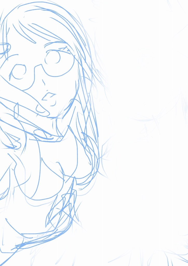 #今月描いた絵を晒そう 
ゆんキュアの叡智な絵ばかり描いていたので
ボツになったラフ晒します 