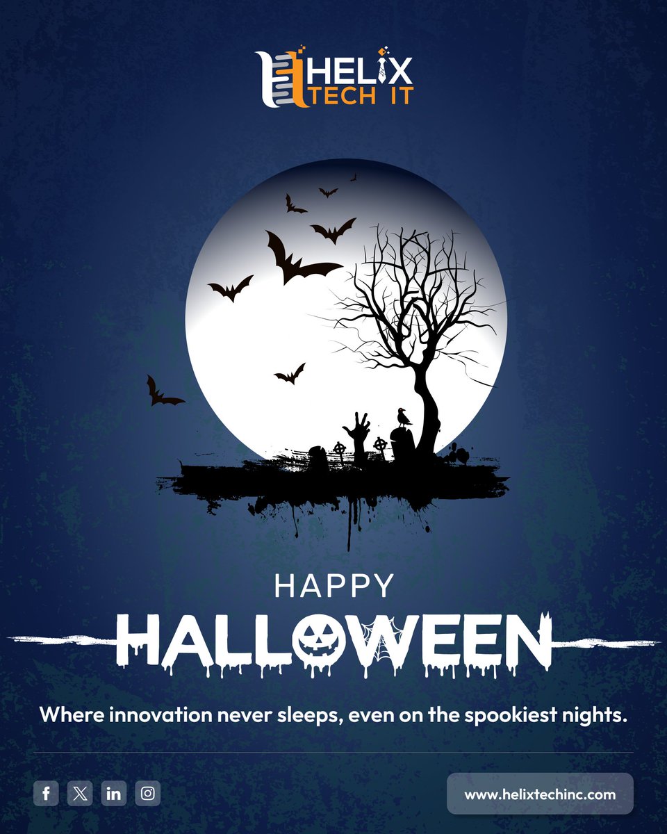 HelixTechIT's tweet image. At Helix Tech IT, we believe in constant innovation, not just in our code, but in empowering professional careers. This Halloween, what is the scariest thing holding you back from that next great IT job?

#happyhalloween #halloween2025 #halloweenvibes #spookyseason