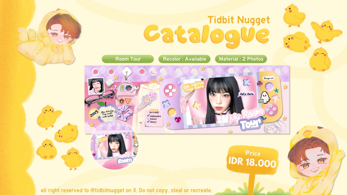 tidbitnugget's tweet image. Help repost please? Thank you!

Halo temen temen, aku bawa katalogue layout baru lagi, kenalan yuk sama anak-anakku. Kalau ada kesamaan boleh langsung DM aku yaa.

Sekalian, menurut kamu harganya sudah oke belum? (Free recolor)
#zonaba #zonauang