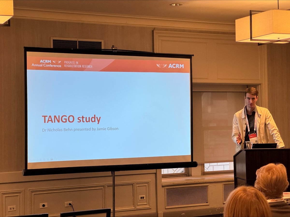 TANGO_ABI's tweet image. 🙏 Thankyou Jamie Gibson, Jade Sampford &amp;amp; Gareth Jones #ACRM2025! They shared the TANGO study – co-designed communication partner training – &amp;amp; how RTSS supports implementation of behaviour change interventions in rehab💡

👉blogs.city.ac.uk/tango

#Rehabilitation #BehaviorChange