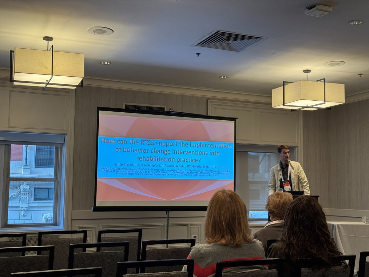 TANGO_ABI's tweet image. 🙏 Thankyou Jamie Gibson, Jade Sampford &amp;amp; Gareth Jones #ACRM2025! They shared the TANGO study – co-designed communication partner training – &amp;amp; how RTSS supports implementation of behaviour change interventions in rehab💡

👉blogs.city.ac.uk/tango

#Rehabilitation #BehaviorChange