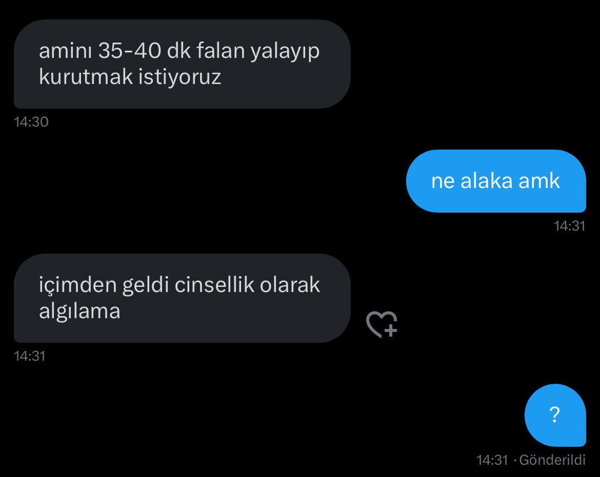 yoo niye cinsellik olarak algılasın ki