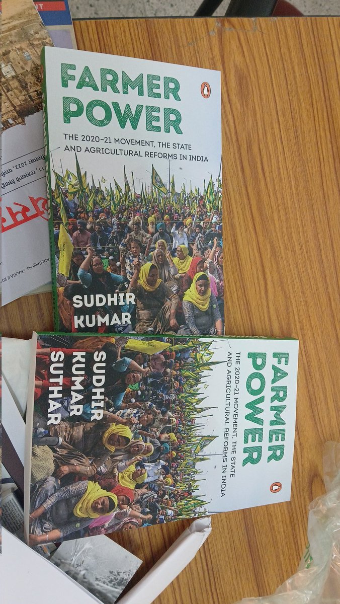 sudhir131gmail1's tweet image. Delighted to share my recent book Farmer Power analysijg farmer protests in India in 2020-21 in view of state policy and history of Social movement. Pre-book on amazon amzn.in/d/iLOmPjm
