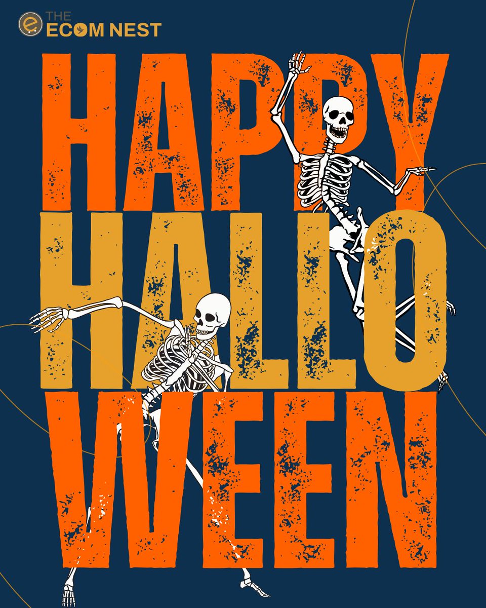 theecomnest's tweet image. Happy Halloween from The Ecom Nest! 💀

Here’s to all the eCom hustlers pulling late nights &amp;amp; chasing big goals, may your sales be spooky high and your stress ghost away. 👻🛒

#HappyHalloween #Ecommerce #AmazonFBA #OnlineBusiness #EcommerceTips #TheEcomNest
