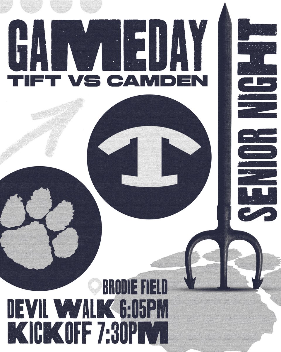 TiftFootball's tweet image. 💙🏈 Rise &amp;amp; Shine Blue Devil Nation! 🏈💙

It’s the FINAL GAME of the season, and it all goes down TONIGHT at Brodie Field! Our Blue Devils take on Camden County, and you can bet this one’s going to be a battle — both teams are hungry for that first region win, and our Devils are…