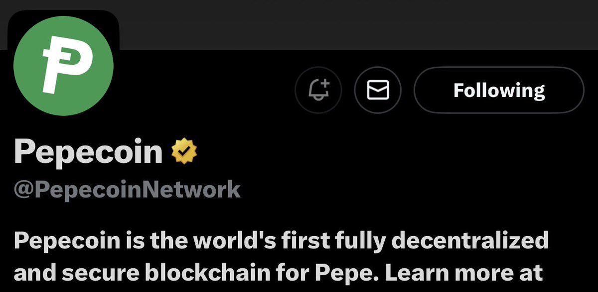 thenoderunners's tweet image. That’s a nice check mark @PepecoinNetwork 👀👀

Learn more at Pepecoin.com

Check out the Reddit r/pepecoin

Join our discord! discord.gg/pepecoin

Buy some Pepe NFTs or Tokens on @NintondoWallet